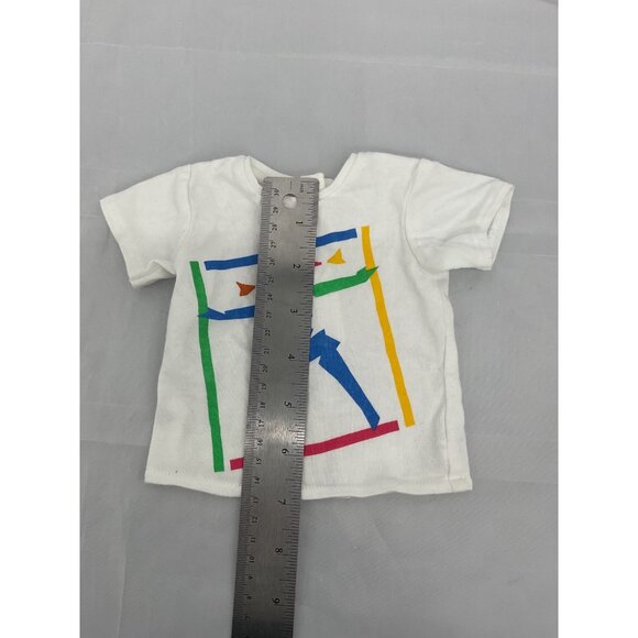 American Girl Doll Clothes Accessories Set Graphic Shirt 2 Hangers Miniature Mug - Picture 6 of 7